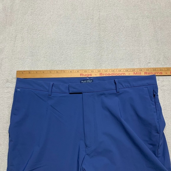 Peter Millar Crown Crafted Performance Golf Pants Men's Blue 40x28 Stretch Fit - Picture 6 of 7